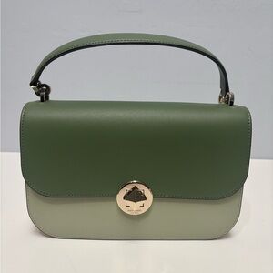 Kate Spade Two-Tone Green Shoulder Bag